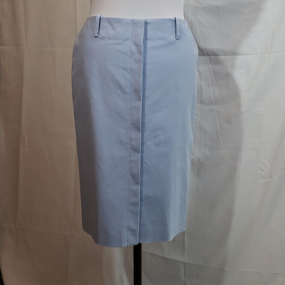 NWT Dana Buchman Light Blue Pencil Skirt Size 2